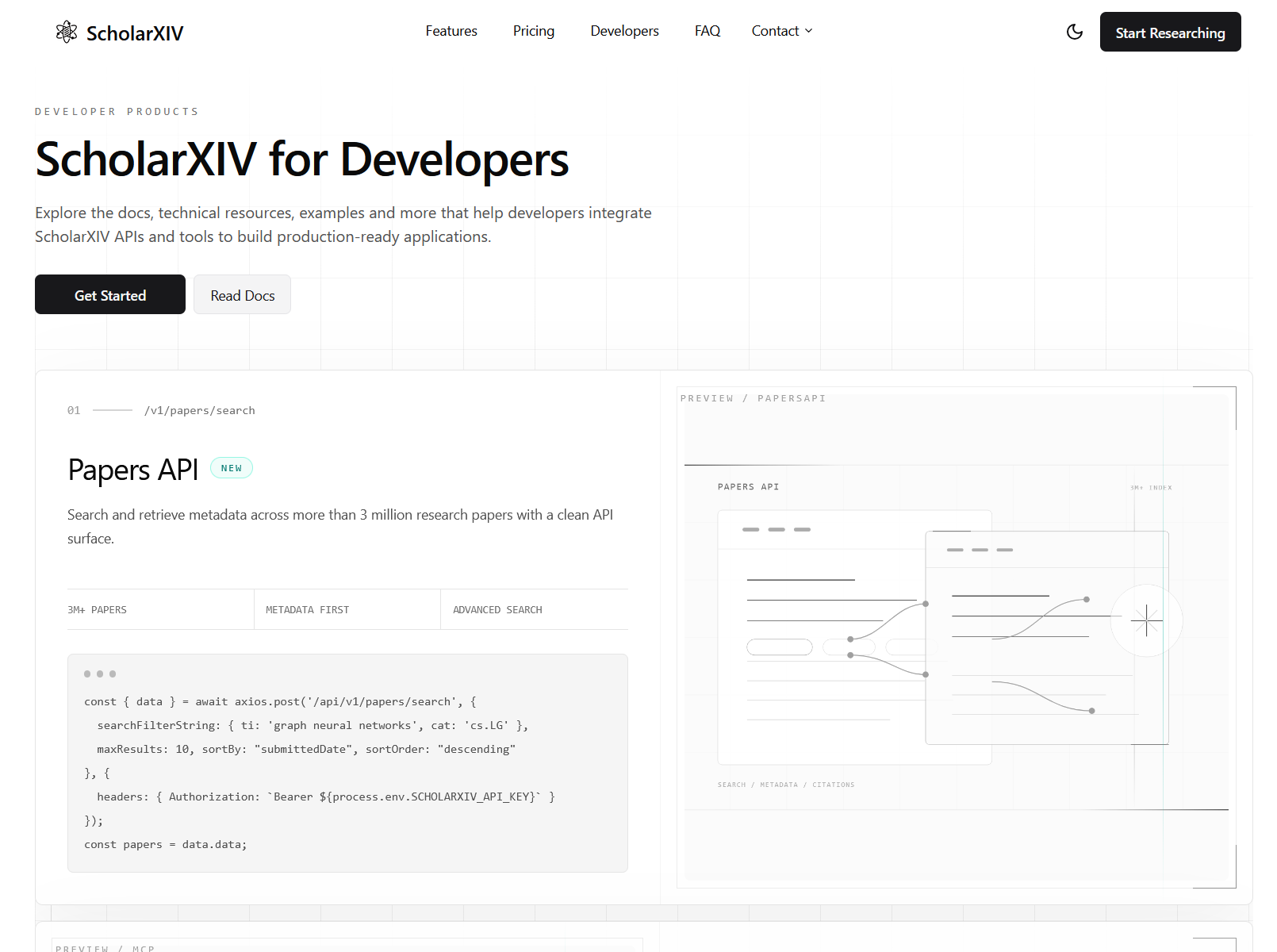 ScholarXIV launch hero placeholder